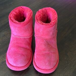 Cozy Pink Shearling Boots